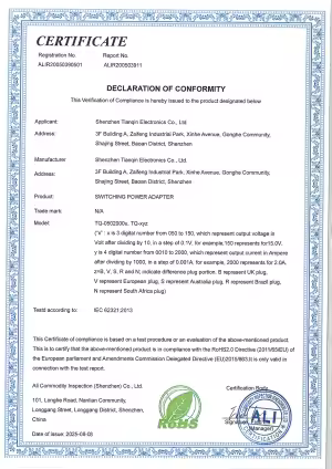 RoHS Certification