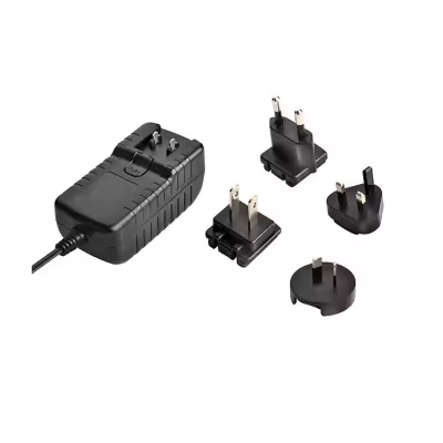 12V 3A Power Supply 36W AC/DC Adapter Interchangeable Plug