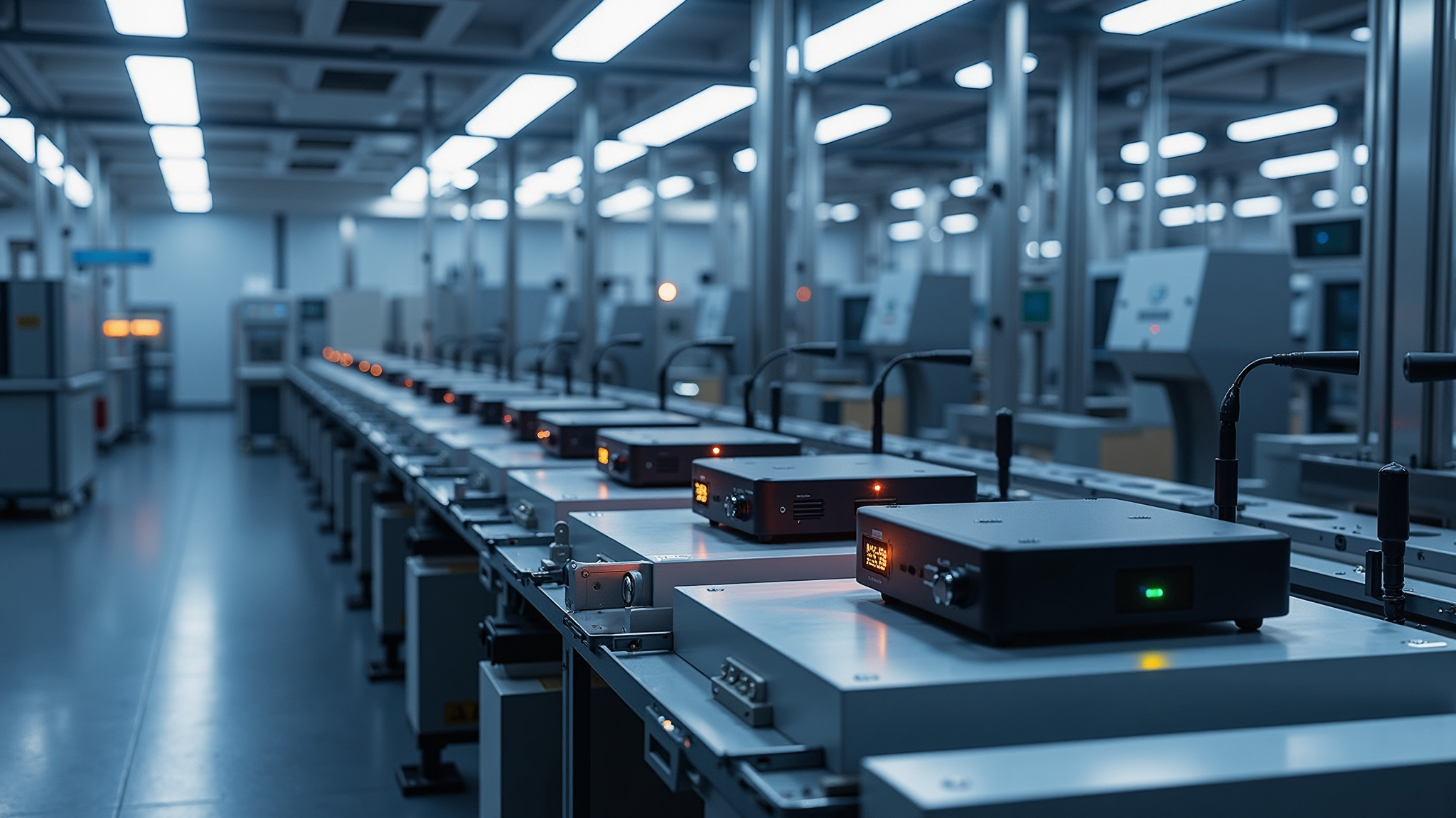 TQ Power production facility and testing equipment